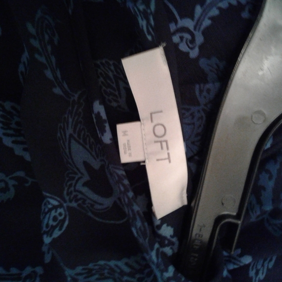 Loft Print Peasant Boho Top - Picture 7 of 8